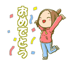Kansaiken girl sticker #15541995