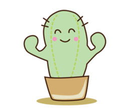 Cactus business sticker #15542219