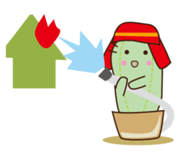 Cactus business sticker #15542228