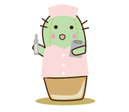 Cactus business sticker #15542229