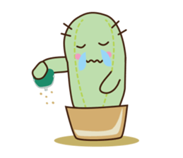 Cactus business sticker #15542230