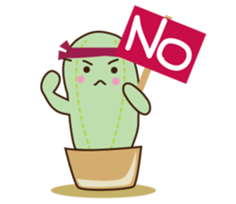 Cactus business sticker #15542231