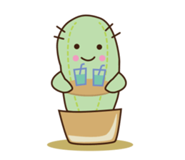 Cactus business sticker #15542232