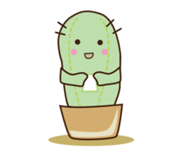 Cactus business sticker #15542236