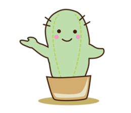 Cactus business sticker #15542237