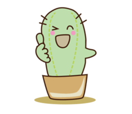 Cactus business sticker #15542239