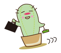 Cactus business sticker #15542240