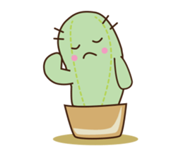 Cactus business sticker #15542242