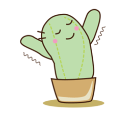 Cactus business sticker #15542243