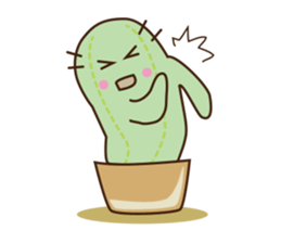 Cactus business sticker #15542245