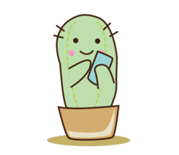 Cactus business sticker #15542249