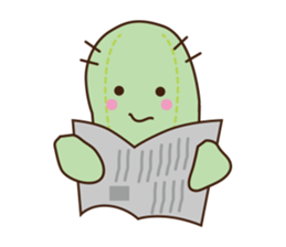 Cactus business sticker #15542251