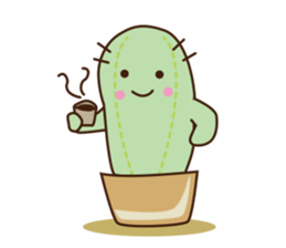 Cactus business sticker #15542257