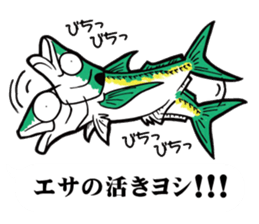 oval squid (aori ika) sticker no.4 YAEN sticker #15542846