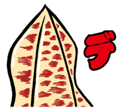 oval squid (aori ika) sticker no.4 YAEN sticker #15542866