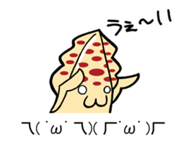oval squid (aori ika) sticker no.4 YAEN sticker #15542874