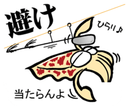 oval squid (aori ika) sticker no.4 YAEN sticker #15542876