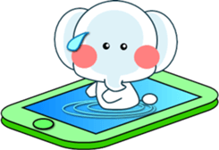 Sticker with a smile-2 sticker #15542894