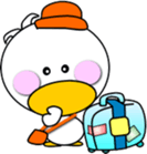 Sticker with a smile-2 sticker #15542895