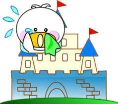 Sticker with a smile-2 sticker #15542903