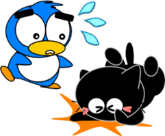 Sticker with a smile-2 sticker #15542912