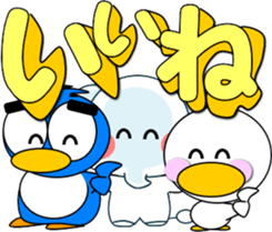 Sticker with a smile-2 sticker #15542920