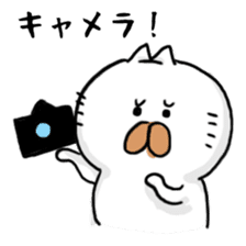 camera cat-san sticker #15543331