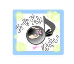 Javasparrow and music sticker #15544976