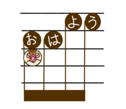 Javasparrow and music sticker #15544979