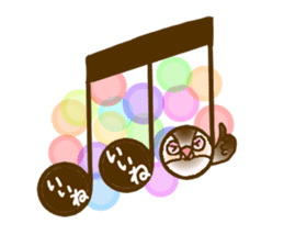 Javasparrow and music sticker #15544990