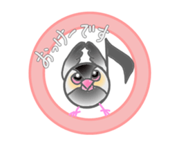 Javasparrow and music sticker #15544991