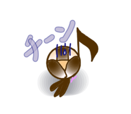 Javasparrow and music sticker #15544996