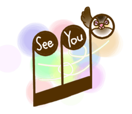 Javasparrow and music sticker #15544997