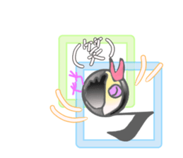 Javasparrow and music sticker #15544999