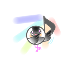 Javasparrow and music sticker #15545006