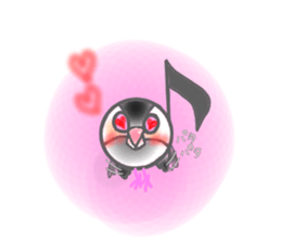 Javasparrow and music sticker #15545008