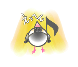 Javasparrow and music sticker #15545009