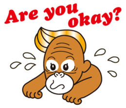 bilingual orangutan sticker #15545533