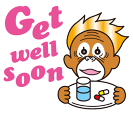 bilingual orangutan sticker #15545535