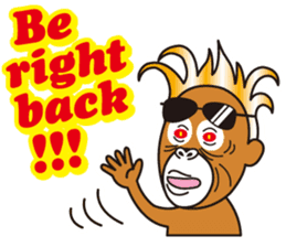 bilingual orangutan sticker #15545547