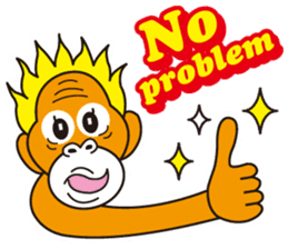 bilingual orangutan sticker #15545550