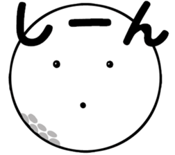 Golfball Man2 sticker #15545890