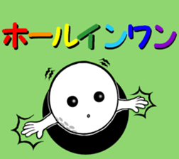 Golfball Man2 sticker #15545903