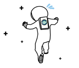Spaceman Mr'Harry sticker #15546701