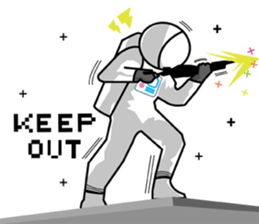 Spaceman Mr'Harry sticker #15546710