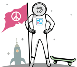 Spaceman Mr'Harry sticker #15546714