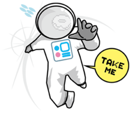 Spaceman Mr'Harry sticker #15546723