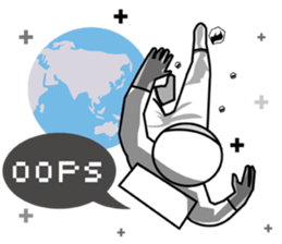 Spaceman Mr'Harry sticker #15546728