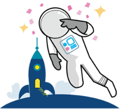 Spaceman Mr'Harry sticker #15546729