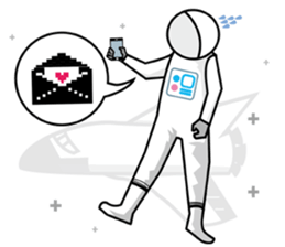Spaceman Mr'Harry sticker #15546735